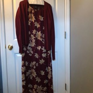 Liz Claiborne lined maxi dress set